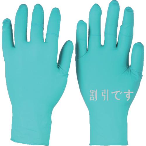 アンセル　耐薬品ニトリルゴム使い捨て手袋　タッチエヌタフ　９２－６００　粉無　Ｓサイズ　１００枚入　