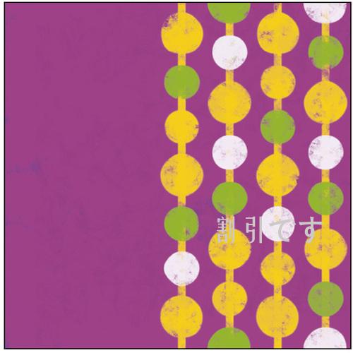 ｓｉｇｎ　ｃｉｔｙ　キャンバス　Ｐａｔｔｅｒｎ　丸柄（紫）　Ｓ３０　Ｎｏ．４３９３５　