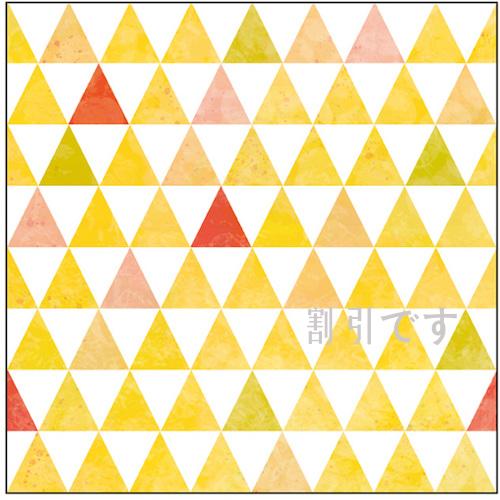 ｓｉｇｎ　ｃｉｔｙ　キャンバス　Ｐａｔｔｅｒｎ　三角（黄）　Ｓ２０　Ｎｏ．４３１８１　
