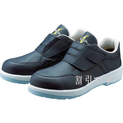 シモン　静電プロスニーカー　短靴　８８１８Ｎ紺静電仕様　２４．５ｃｍ　