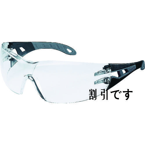 ＵＶＥＸ　一眼型保護メガネ　フィオスＣＢ　テンプルカラー：ブラック　